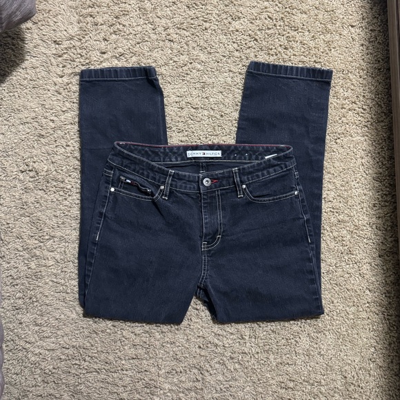 Tommy Hilfiger Dark Blue Ankle Jeans Capris - Picture 6 of 7